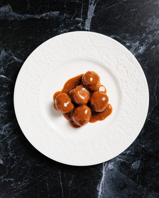 ALBÓNDIGAS CON SALSA DE CARNE Y TOMATE