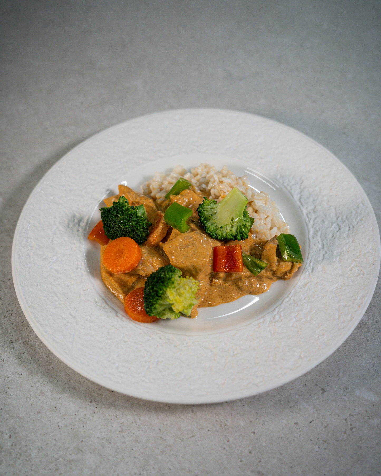 POLLO AL CURRY CON ARROZ