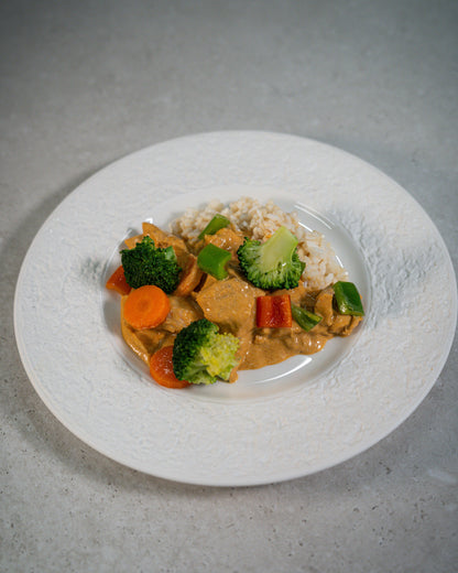 POLLO AL CURRY CON ARROZ